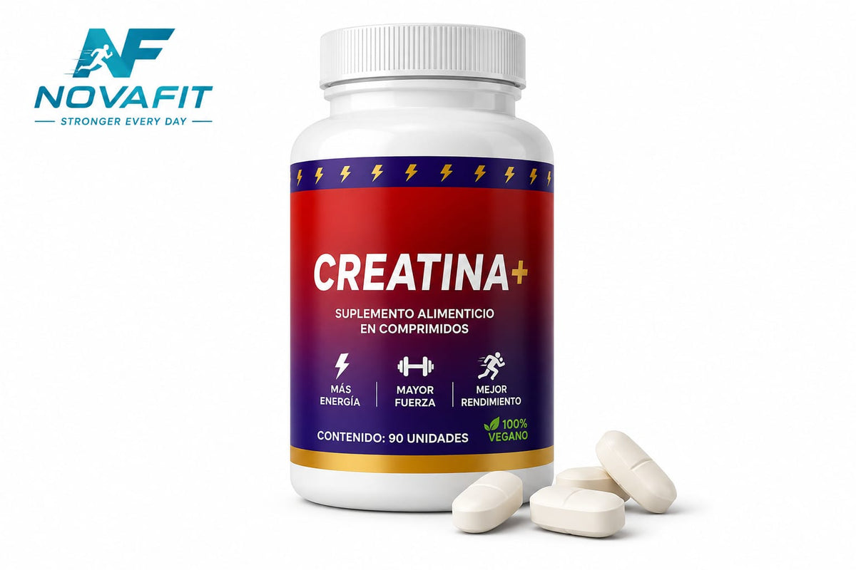 Creatina en Comprimidos NOVAFIT® | 90 Comprimidos para Deportistas