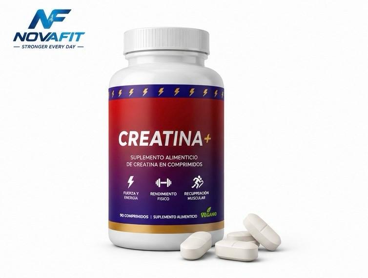 Creatina en Comprimidos NOVAFIT® | 90 Comprimidos para Deportistas