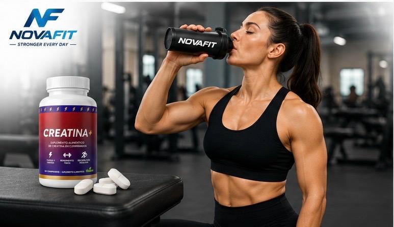 Creatina en Comprimidos NOVAFIT® | 90 Comprimidos para Deportistas