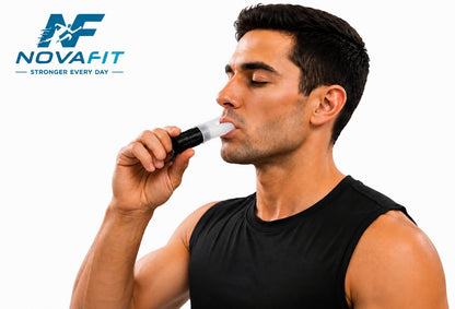 Entrenador de Respiración NOVAFIT® | Dispositivo de Entrenamiento Respiratorio Ajustable