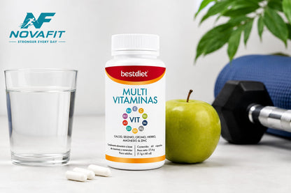 Multivitamínico NOVAFIT® | 60 Cápsulas con Vitaminas y Minerales para Uso Diario